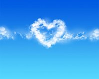 sweet love quotes - heart shaped cloud